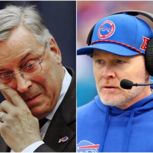 BREAKING NEWS: Buffalo Bills owner Terry Pegula has sent a three-word message that directly impacts head coach Sean McDermott's position, leaving fans anxious and fearful.