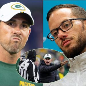 Green Bay Packers coach Matt LaFleur has demanded Miami Dolphins coach Mike McDaniel to "keep his mouth shut" and apologize to him after unfounded accusations of bribing referees. t