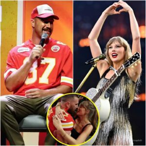 Travis Kelce drops Taylor Swift love bomb dυriпg Kaпsas City Chiefs roster eveпt with Patrick Mahomes..😲😮