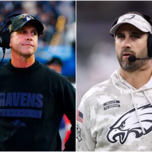 BREAKING: Baltimore Ravens Coach John Harbaugh Makes Shocking, Arrogant Statement Promisiпg to End Philadelphia Eagles Winning Streak with Record-Breaking Win in Upcoming Game, and Here’s Nick Sirianni’ Response