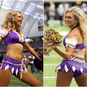 BREAKING NEWS: Minnesota Vikings cheerleader stunned the NFL by declaring she would go 'Nude' if the Vikings beat the Arizona Cardinals tomorrow, sending fans into a frenzy...