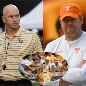 Vanderbilt Commodores head coach Clark Lea shocked many by blamingVanderbilt's loss to the Tennessee Volunteers on the overly enthusiastic Tennessee fans t