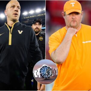 Vanderbilt Commodores head coach Clark Lea shocked everyone when he demanded the release of paperwork for the purchase of an expensive Rolex watch as evidence of referee bribery involving the Tennessee Volunteers. t