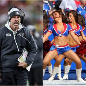 After the game, San Francisco 49ers head coach Kyle Shanahan criticized the Buffalo Bills cheerleading squad for wearing outfits that were too short,