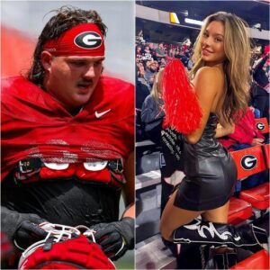 BREAKING: Georgia Bulldogs Tate Ratledge has caused a stir after rumors surfaced that he was dating beautiful Bulldogs cheerleader Sydney Smith, along with leaked seductive photos that shocked fans. drooling grave.