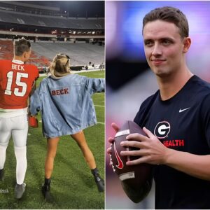 PHOTOS: Quarterback Carson Beck’s girlfriend, Hanna Cavinder, makes social media drool with a series of OnlyFans revealing photos while changing outfits going viral, leaving Bulldogs fans concerned for his career.