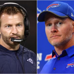 Los Angeles Rams head coach Sean McVay shocked everyone when he sent a three-word "threatening" message to the Buffalo Bills ahead of their next matchup, leaving Sean McDermott feeling worried and fearful. t