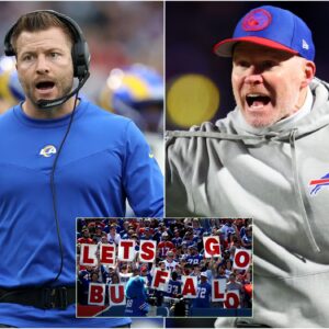 Los Angeles Rams head coach Sean McVay angered Buffalo Bills fans when he sent a letter requesting the NFL to reduce the number of Bills fans t