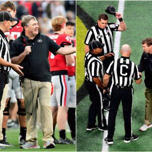 BREAKING NEWS: Referees in the game between the Texas Longhorns and the Georgia Bulldogs have been suspended as the game