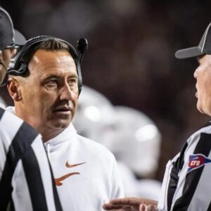 Coach Steve Sarkisian filed a complaint with the NCAA that the referees in the game between the Texas Longhorns and Georgia Football should be suspended because the game showed the referees overlooked minor fouls by Georgia Football.