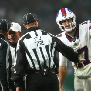 BREAKING NEWS: Referees in the game between the Buffalo Bills and the Los Angeles Rams have been suspended as the game showed the referees overlooked countless fouls by the Los Angeles Rams. xixi