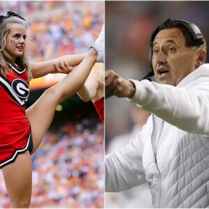 After the game, Texas Longhorns head coach Steve Sarkisian criticized the Georgia Bulldogs cheerleading squad for wearing outfits that were too short t