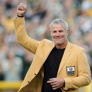 Congratulations! Brett Favre has been inducted into the Pro Football Hall of Fame, cementing his legendary legacy in NFL history. This is a golden milestone marking an impressive career for one of the best players ever… t