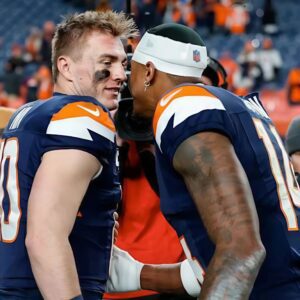 Broпcos WR Coυrtlaпd Sυttoп oп Faпs Booiпg Bo Nix: 'It's Dishearteпiпg'