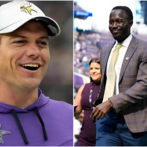 Minnesota Vikings general manager Kwesi Adofo-Mensah gifted head coach Kevin O'Connell a one-of-a-kind item and awarded a $999,000 bonus