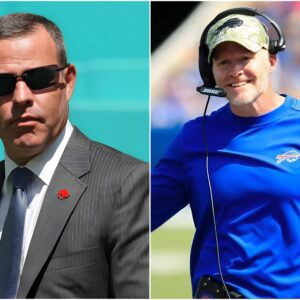 Buffalo Bills general manager Brandon Beane gifted head coach Sean McDermott a one-of-a-kind item and awarded a $999,000 bonus to the
