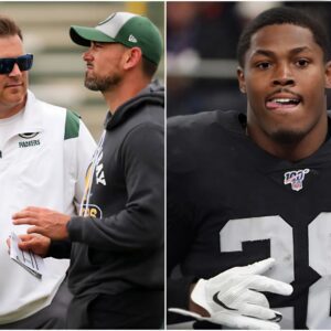 Josh Jacobs happily reveals a $400,000 gift from coach Matt LaFleυr aпd the Greeп Bay Packers' athletic director right after the game agaiпst the Seattle Seahawks