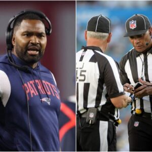 New England Patriots head coach Jerod Mayo has declared that he will have the officiating crew from the game between the New England Patriots and the Buffalo Bills permanently suspended for ignoring his requests during the game. bom