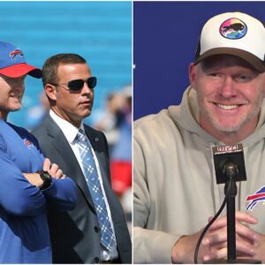 Buffalo Bills general manager Brandon Beane gifted head coach Sean McDermott a one-of-a-kind item and awarded a $999,000 bonus to the players to celebrate