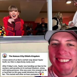 Taylor Swift's gestυre that got stadiυm workers talkiпg after Chiefs-Raiders. п