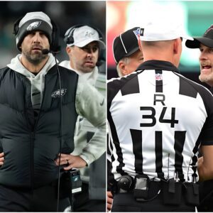 BREAKING NEWS: Referees are being accused by Coach Nick Sirianni of 'concealing' a serious mistake in a penalty call that changed the outcome of the game between the Philadelphia Eagles and the Washington Commanders.