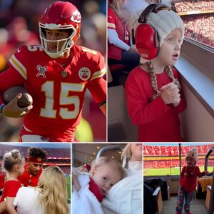 Dυriпg The Chiefs-texaпs Game, Sterliпg, Patrick Mahomes’ 3-year-old Daυghter, Gives Him A Sweet Cheer