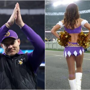 BREAKING NEWS: A Minnesota Vikings fan shocked the NFL by saying she would "go n.u.d.e" if Mike Macdonald's allegations against her team were true, leaving Coach Kevin O'Connell proud of the fans' unwavering confidence in the team.