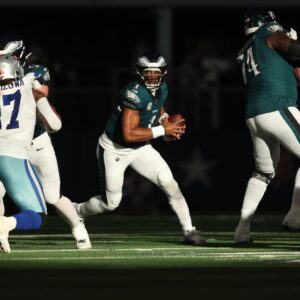 It seems like betting sharks know something about Jalen Hurts' availability ahead of Cowboys vs Eagles matchup in Week 17