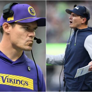 Head Coach Kevin O'Connell angrily said "Clown" after Seattle Seahawks Head Coach Mike Macdonald said, "We just need this little bit more and then..."