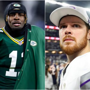 Green Bay Packers' wide receiver Jayden Reed arrogantly looked up to the sky as he urgently sent a three-word "threatening" message to quarterback Sam Darnold