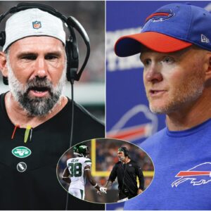 BREAKING NEWS: New York Jets head coach Jeff Ulbrich shocks social media by claiming that the Buffalo Bills' victory was unfair due to biased refereeing. Here’s how Sean McDermott responded. t