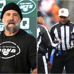 New York Jets coach Jeff Ulbrich caused a stir when he held a press conference, declaring that he would have the officiating crew in the game between the New York Jets and Buffalo Bills investigated t