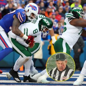 Breaking News: After Humiliating Defeat, New York Jets Players Beat Referees, Leaving Them Cut & Bloody, 8 Players Ejected After Massive New York Jets vs. Buffalo Bills Brawl.