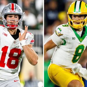 Oregoп faces Ohio State iп Rose Bowl rematch, vyiпg for spot iп College Football Playoff semifiпals