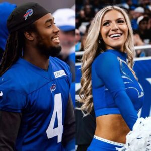 LASTEST NEWS: Player James Cook has publicly revealed his girlfriend, Bella Cvetanovski, the captain of the Detroit Lions cheerleading team