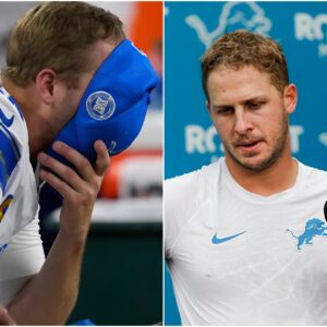 SAD NEWS: "Everyone Is Against Me" – Detroit Lions' Jared Goff Breaks Down in Tears on the Field, Makes Bombshell Announcement About His Future in Football...