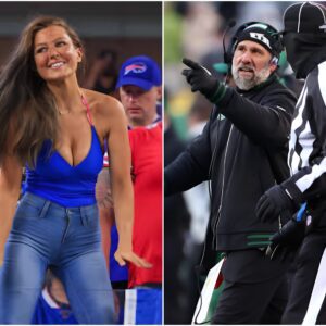 After defeated, New York Jets head coach Jeff Ulbrich criticized the Buffalo Bills cheerleading squad for wearing outfits that were too short, claiming that this caused the