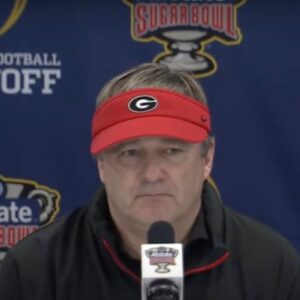 Kirby Smart reacts to 'unfortunate' penalty that cost Georgia 15 yards in Sugar Bowl loss to Notre Dame t