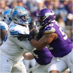 Detroit Lions Are 2.5-Point Favorite Against Minnesota Vikings.