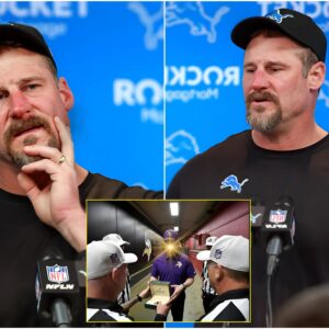 LATEST NEWS: Detroit Lions Head Coach Dan Campbell Furiously Reveals Image Showing Evidence of Kevin O'Connell Bribing Referee with a Valuable