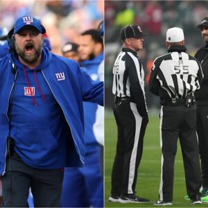 After the devastating loss to the Philadelphia Eagles, Coach Brian Daboll refused to accept the result, stating, "We would have definitely won if the referees