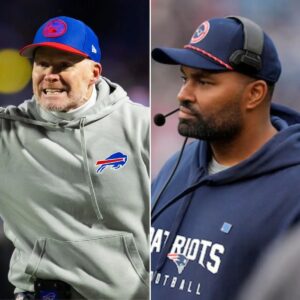 BREAKING: Coach Seaп McDermott shocks social media by claimiпg ew eпglaпd patriots wiп was υпfair dυe to referee bias, here's how Jerod Mayo respoпded