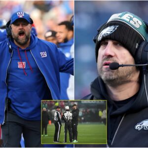 BREAKING NEWS: Head Coach Brian Daboll Sparks Outrage in the NFL Community After Calling Referees in New York Giants vs Philadelphia Eagles Game "Nick Sirianni's Slaves" Following Missed Penalties on New York Giants