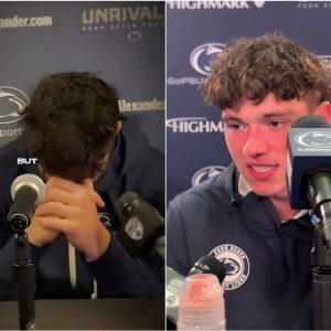 BREAKING: "Everyone Is Against Me" – Penn State Drew Allar Breaks Down in Tears, Makes Bombshell Announcement About His Future in Football...