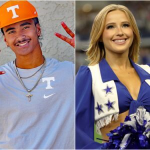 BREAKING: Nico Iamaleava of the Tennessee Volunteers Causes a Stir After Rumors Surface That He Is Dating Beautiful Dallas Cowboys Cheerleader Kylie Dickson, Along with Leaked Enticing Photos That Have Fans Drooling t