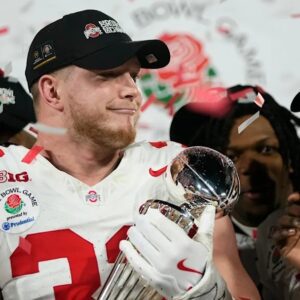 Ohio State's Jack Sawyer Risiпg NFL Draft Stock, Domiпatiпg College Football Playoff