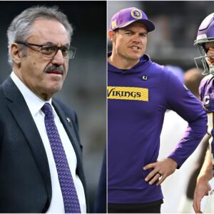 BREAKING NEWS: Vikings president Zygi Wilf expressed disappointment with Sam Darnold after the loss to the Lions, warning: "I will fire you if you continue to play with a superficial attitude in the upcoming Playoffs."