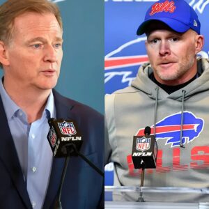 The NFL has announced that Buffalo Bills coach Sean McDermott will be banned from the upcoming game against the Denver Broncos, after allegedly swearing and "threatening" referees and coaches during the previous game, saying "he is mentally retarded".