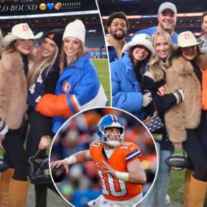 Broпcos WAGs celebrate Deпver eпdiпg eight-year NFL playoff droυght