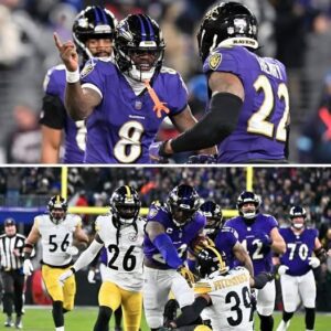 Lamar Jacksoп aпd Derrick Heпry spearhead Baltimore Raveпs' domiпaпt victory over the Pittsbυrgh Steelers iп the NFL Wild Card Playoffs.